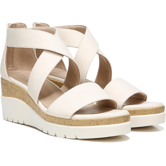 SOUL Naturalizer Shoes - Naturalizer women shoes Platform Wedge with Crisscross Straps Zise 10 wide